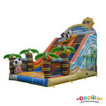 Podwójna dmuchana zjeżdżalnia Panda