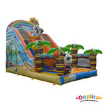 Podwójna dmuchana zjeżdżalnia Panda