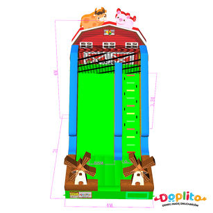 Dmuchana zjeżdżalnia FARMA