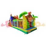 Dmuchany Tor przeszkód Małpka- Jednokierunkowy