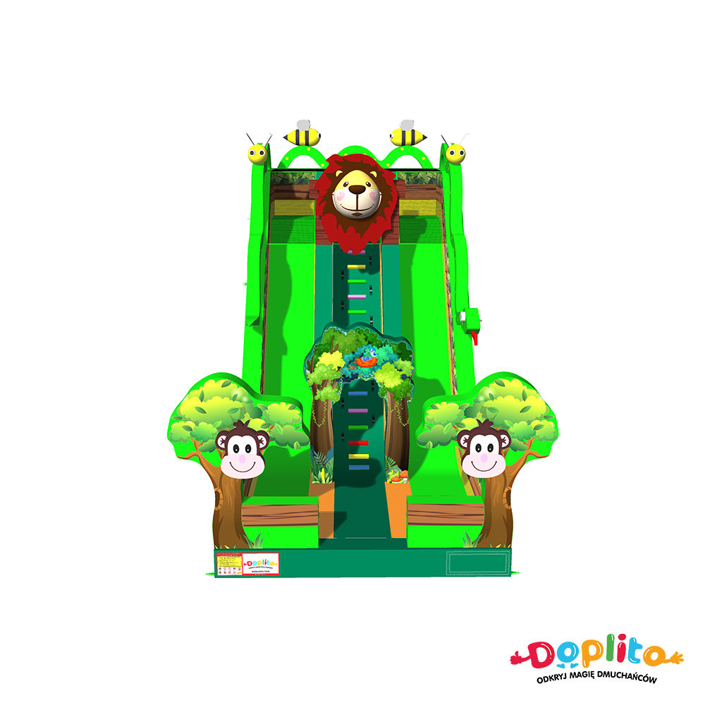 Gigantyczna Podwójna zjeżdżalnia Przygoda w Dżungli