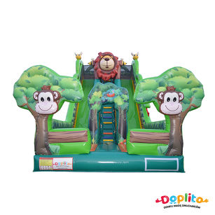 Gigantyczna Podwójna zjeżdżalnia Przygoda w Dżungli