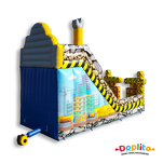 Podwójna duża zjeżdżalnia Plac budowy