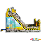 Podwójna duża zjeżdżalnia Plac budowy