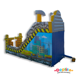 Podwójna duża zjeżdżalnia Plac budowy