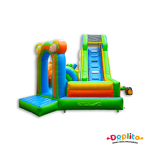 Dmuchany Tor przeszkód ze zjeżdżalnią Wesołe Zwierzaki