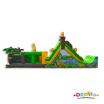 Dmuchany Tor przeszkód Zwierzęta - Jednokierunkowy