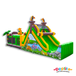 Dmuchany Tor przeszkód Zwierzęta - Jednokierunkowy