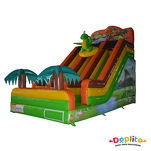 Podwójna dmuchana zjeżdżalnia Dinozaury