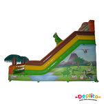 Podwójna dmuchana zjeżdżalnia Dinozaury