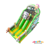 Podwójna dmuchana zjeżdżalnia Zwierzęta 2