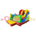 Dmuchaniec ze zjeżdżalnią - combo farmerski