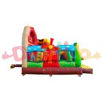 Dmuchaniec ze zjeżdżalnią - combo farmerski