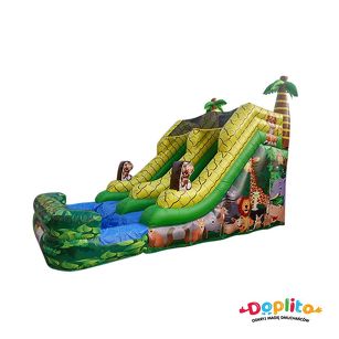 Zjeżdżalnia 2w1 Zwierzęta + suchy basen z piłeczkami