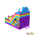 Podwójna Kolorowa zjeżdżalnia Potworki XL