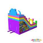 Podwójna Kolorowa zjeżdżalnia Potworki XL