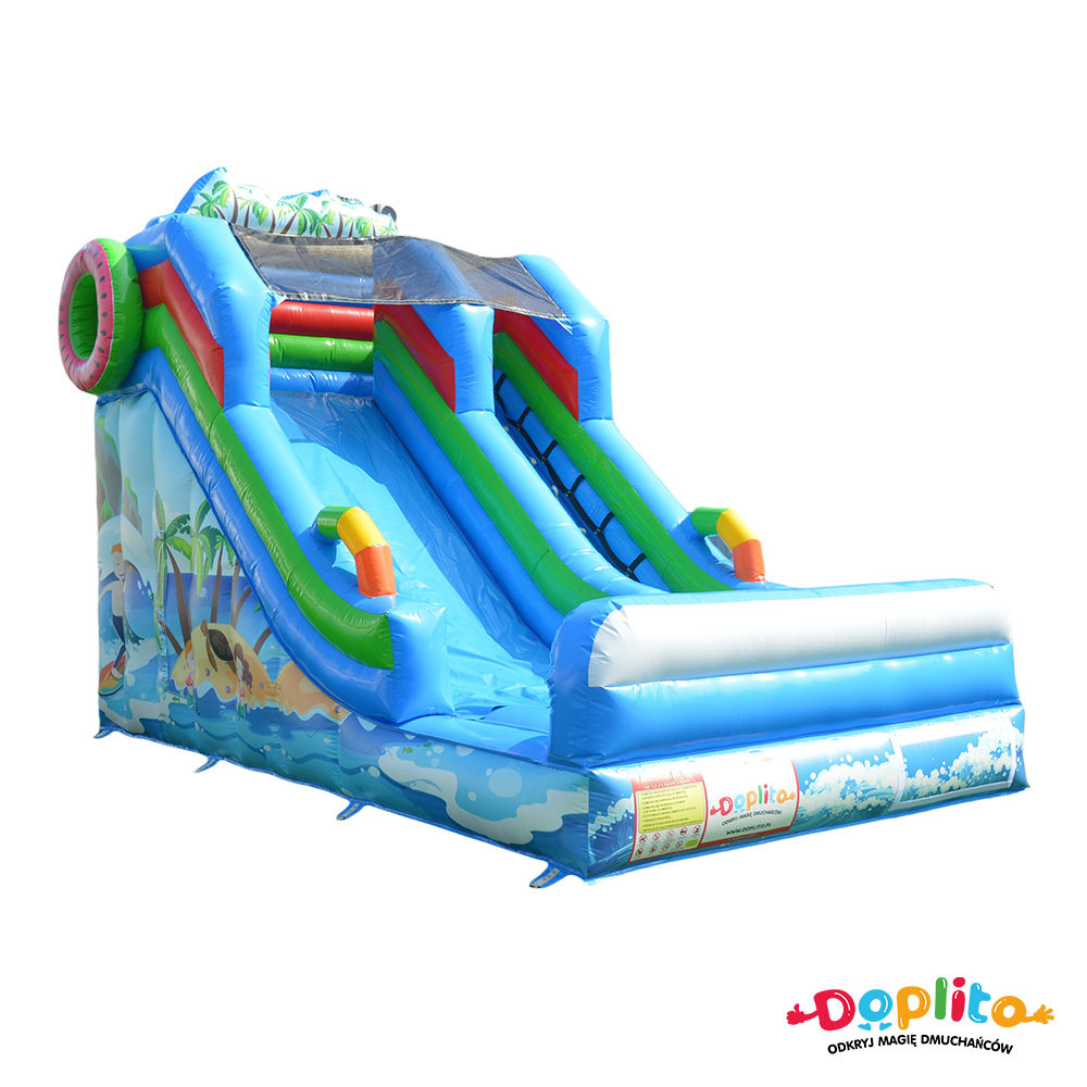 Dmuchana zjeżdżalnia plaża