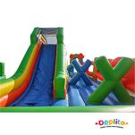 Dmuchany Tor przeszkód Farma - Tor  z nawrotem