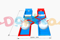 Tor do wyścigów w kulach Zorbingowych