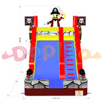 Dmuchana zjeżdżalnia Pirat