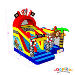 Dmuchany zamek ze zjeżdżalnią Piraci