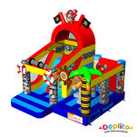 Dmuchany zamek ze zjeżdżalnią Piraci