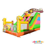 Podwójna dmuchana zjeżdżalnia Słodkie Misie