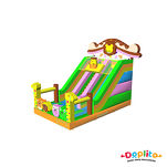 Podwójna dmuchana zjeżdżalnia Słodkie Misie