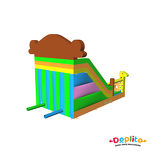 Podwójna dmuchana zjeżdżalnia Słodkie Misie