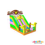 Podwójna dmuchana zjeżdżalnia Słodkie Misie