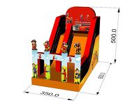 Dmuchana Zjeżdżalnia Straż Pożarna