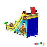 Gigantyczna Podwójna Zjeżdżalnia Skarb Piratów