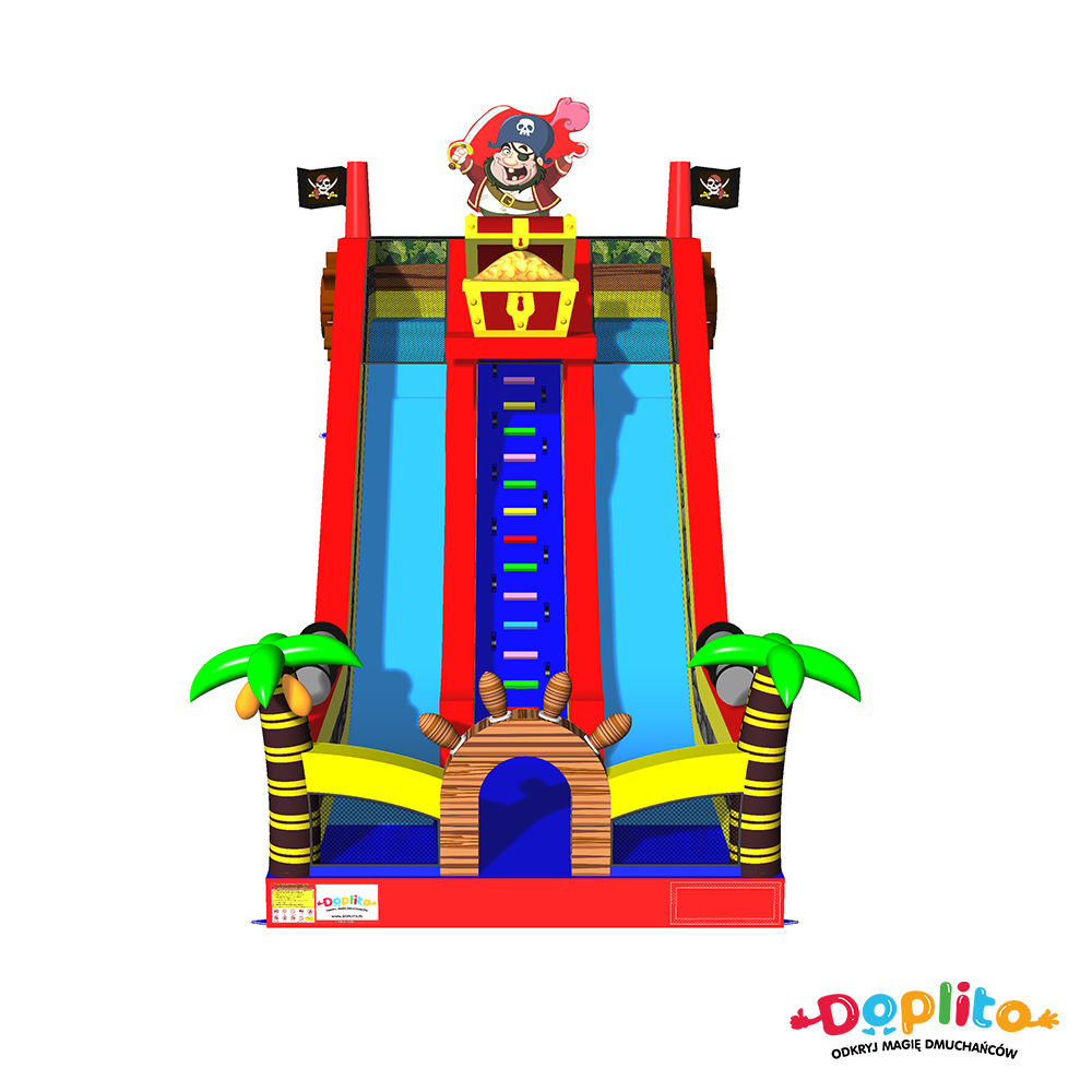 Gigantyczna Podwójna Zjeżdżalnia Skarb Piratów