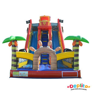 Gigantyczna Podwójna Zjeżdżalnia Skarb Piratów