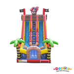 Podwójna dużą dmuchana zjeżdżalnia Piraci