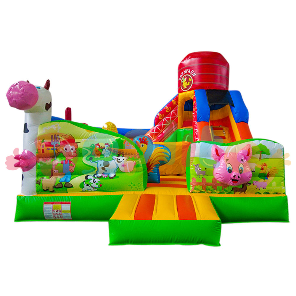 Dmuchany plac zabaw Farma z poduchą do skoków