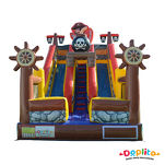 Podwójna dmuchana zjeżdżalnia Piraci