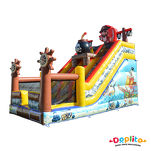 Podwójna dmuchana zjeżdżalnia Piraci