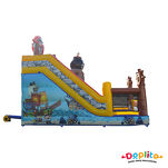 Podwójna dmuchana zjeżdżalnia Piraci
