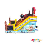 Podwójna dmuchana zjeżdżalnia Piraci