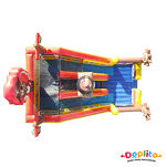 Podwójna dmuchana zjeżdżalnia Piraci