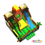 Wielofunkcyjny Dmuchany Plac zabaw Dinozaury