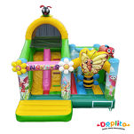 Dmuchany zamek ze zjeżdżalnią - combo zwierzęta
