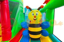 Dmuchany zamek ze zjeżdżalnią - combo zwierzęta