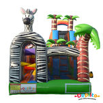 Dmuchany Tor przeszkód Dżungla- Tor z nawrotem