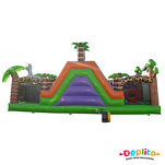 Dmuchany Tor przeszkód Dżungla- Tor z nawrotem