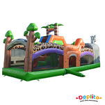 Dmuchany Tor przeszkód Dżungla- Tor z nawrotem