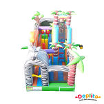 Dmuchany Tor przeszkód Dżungla- Tor z nawrotem