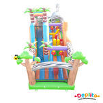 Dmuchany Tor przeszkód Dżungla- Tor z nawrotem