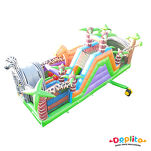 Dmuchany Tor przeszkód Dżungla- Tor z nawrotem